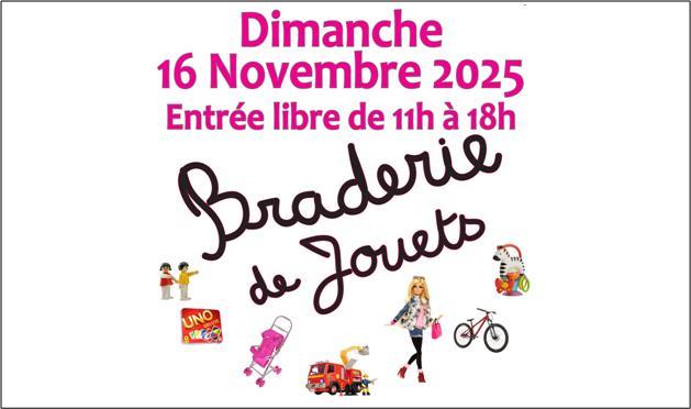 Lire la suite à propos de l’article Braderie de Jouets nov 2025